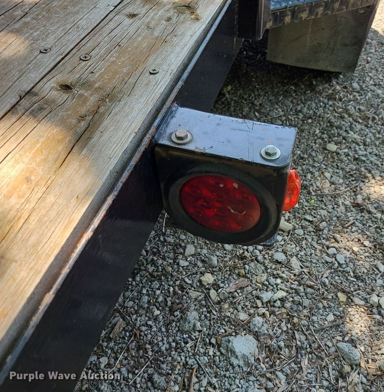 image for item DK1968 2009 Bohnert  tilt deck equipment trailer