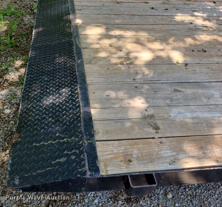 image for item DK1968 2009 Bohnert  tilt deck equipment trailer