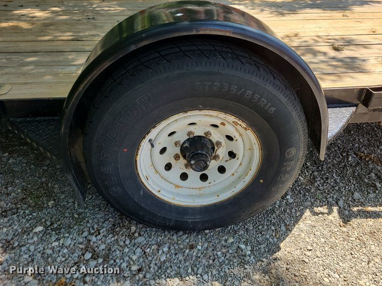 image for item DK1968 2009 Bohnert  tilt deck equipment trailer