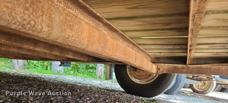 image for item DK1968 2009 Bohnert  tilt deck equipment trailer