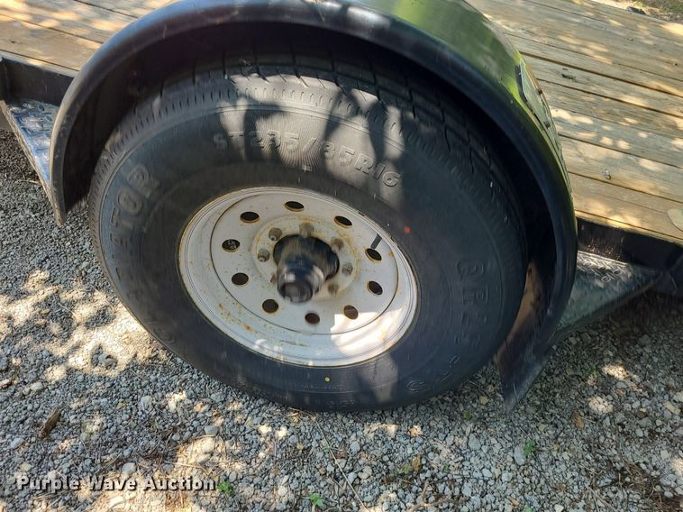 image for item DK1968 2009 Bohnert  tilt deck equipment trailer