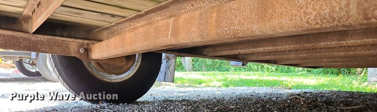 image for item DK1968 2009 Bohnert  tilt deck equipment trailer