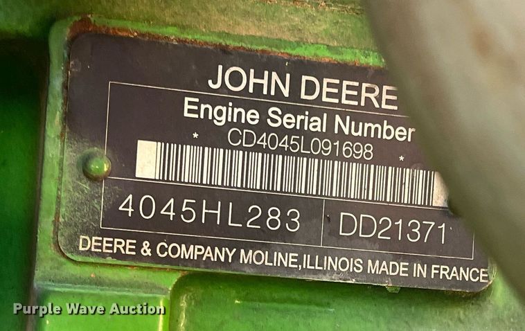 image for item DN3043 2009 John Deere 6330  tractor