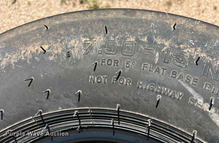 image for item DN3051 (5) 7.50-15 tires