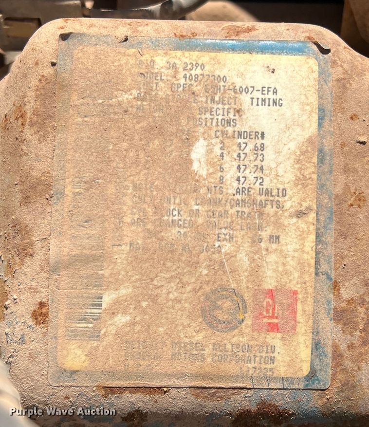 image for item DN3053 1987 Ford C8000  oil distributor truck