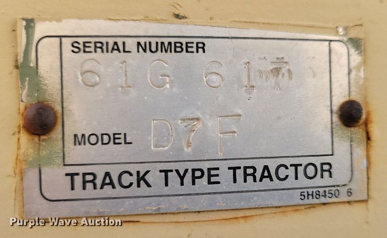 image for item DN4002 Caterpillar D7F  dozer