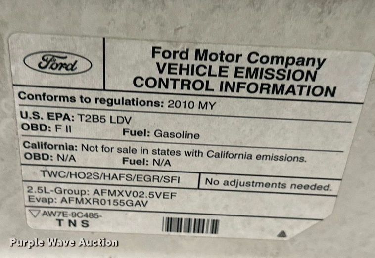 image for item DO5140 2010 Mercury Milan