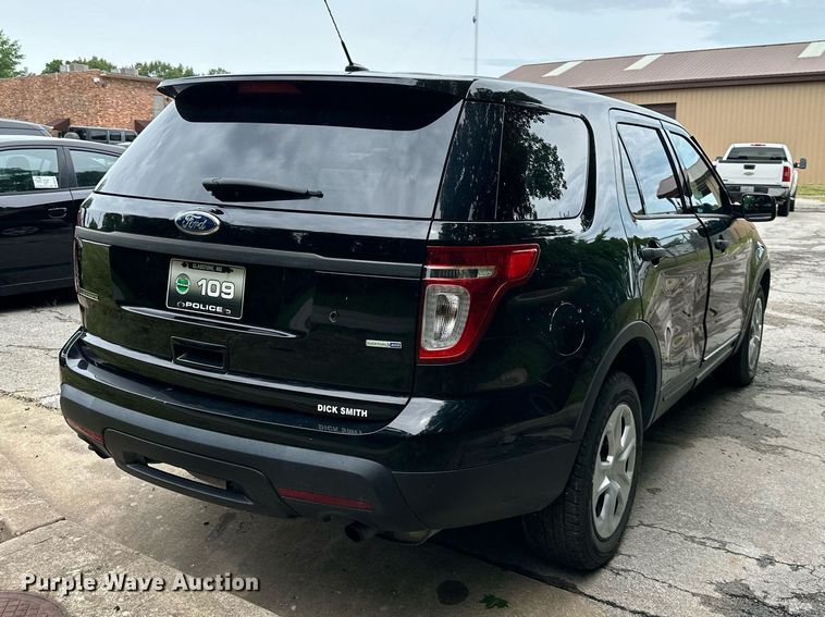 image for item DO5154 2015  Ford Explorer Police Interceptor  SUV