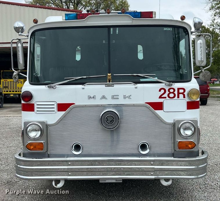 image for item DP0477 1977 Mack CF-600  pumper fire truck