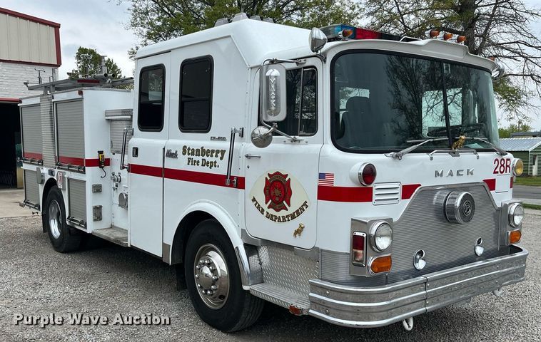 image for item DP0477 1977 Mack CF-600  pumper fire truck
