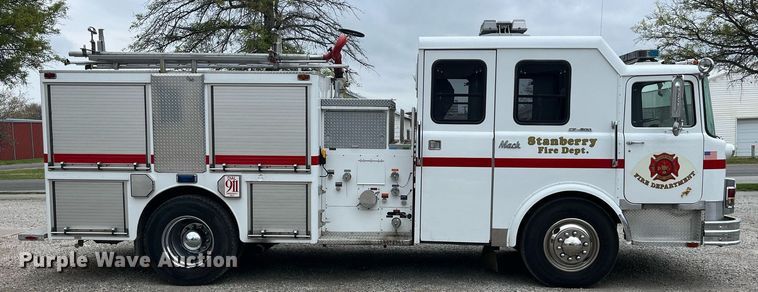 image for item DP0477 1977 Mack CF-600  pumper fire truck