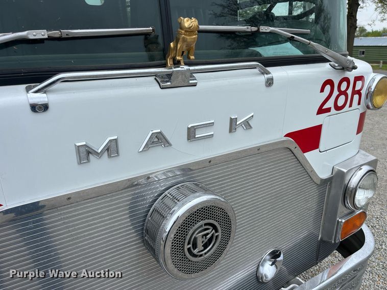 image for item DP0477 1977 Mack CF-600  pumper fire truck