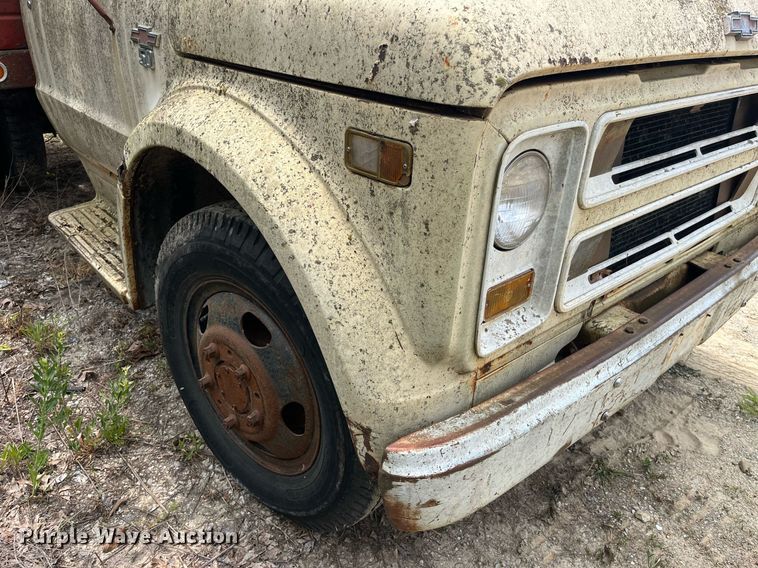 image for item DP0503 1968 Chevrolet C50  dump flatbed truck