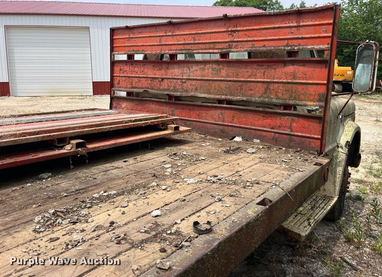 image for item DP0503 1968 Chevrolet C50  dump flatbed truck