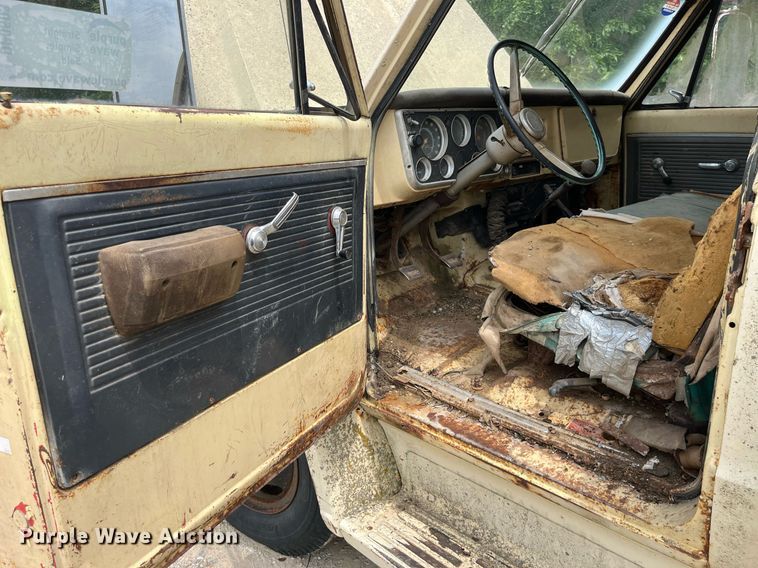 image for item DP0503 1968 Chevrolet C50  dump flatbed truck