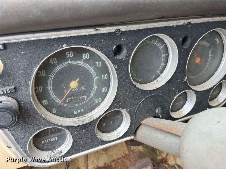 image for item DP0503 1968 Chevrolet C50  dump flatbed truck