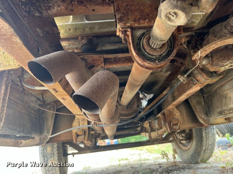 image for item DP0503 1968 Chevrolet C50  dump flatbed truck