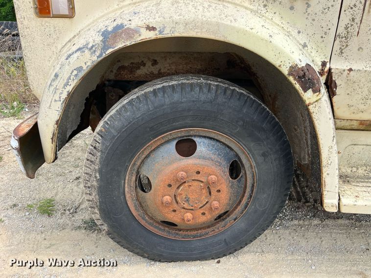 image for item DP0503 1968 Chevrolet C50  dump flatbed truck