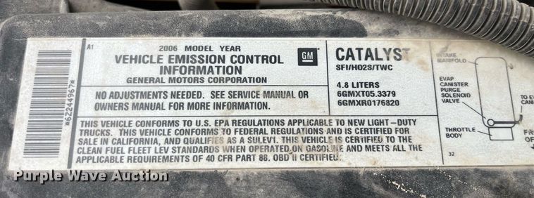 image for item DP0525 2006 Chevrolet Silverado 1500  Ext. Cab pickup truck