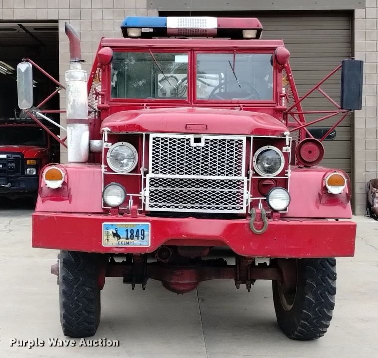 image for item DP3278 1972 Jeep M45A2  pumper fire truck