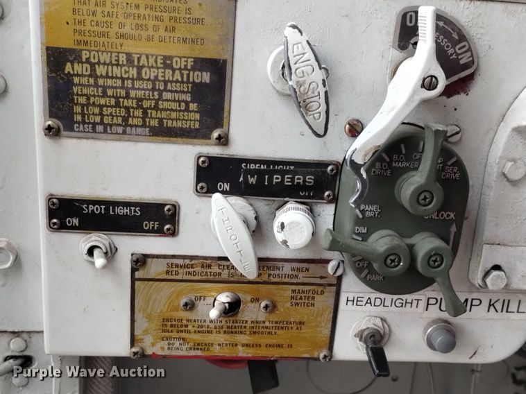 image for item DP3278 1972 Jeep M45A2  pumper fire truck