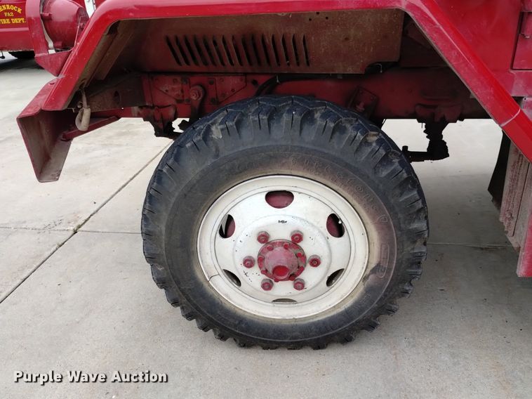 image for item DP3278 1972 Jeep M45A2  pumper fire truck