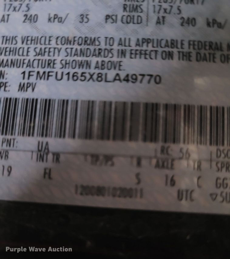 image for item DP3279 2008 Ford Expedition  SUV