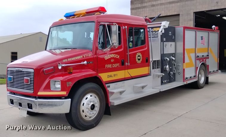 image for item DP3281 2001 Freightliner FL80  pumper fire truck