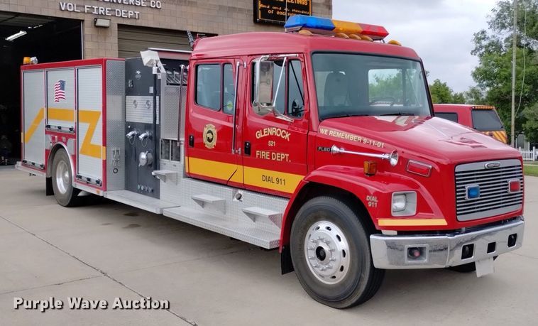 image for item DP3281 2001 Freightliner FL80  pumper fire truck