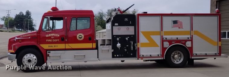 image for item DP3281 2001 Freightliner FL80  pumper fire truck