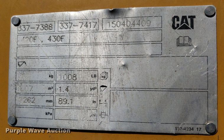 image for item DP8073 Caterpillar  loader bucket