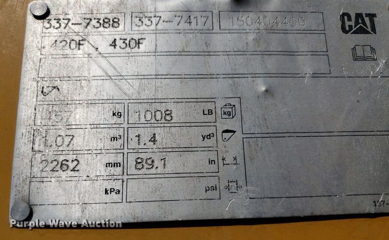 image for item DP8073 Caterpillar  loader bucket