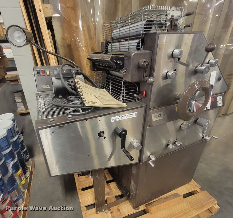 image for item HY9037 Abdick 9850  offset printing press