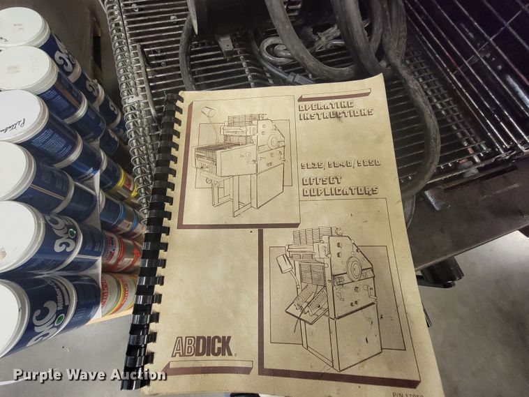 image for item HY9037 Abdick 9850  offset printing press
