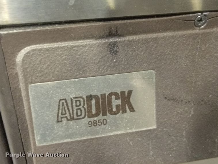 image for item HY9037 Abdick 9850  offset printing press