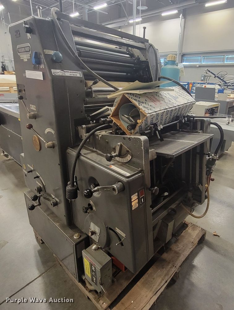 image for item HY9039 Hiedelberg GTO 46  offset printing press