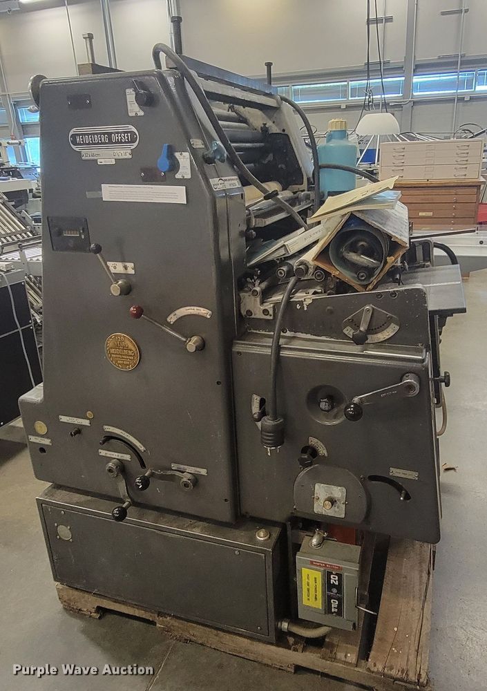 image for item HY9039 Hiedelberg GTO 46  offset printing press