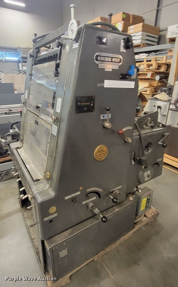 image for item HY9039 Hiedelberg GTO 46  offset printing press