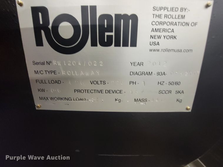 image for item HY9040 (2) 2012 Rollem Rollaway sheet metal slitters