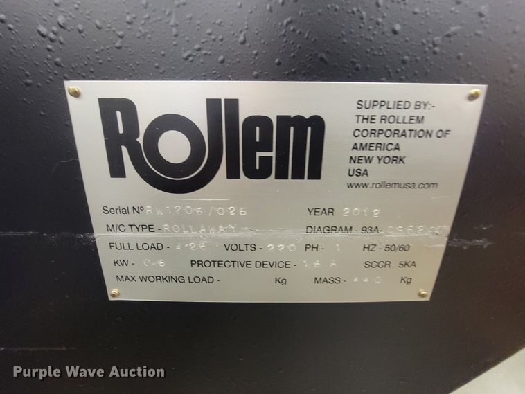 image for item HY9040 (2) 2012 Rollem Rollaway sheet metal slitters