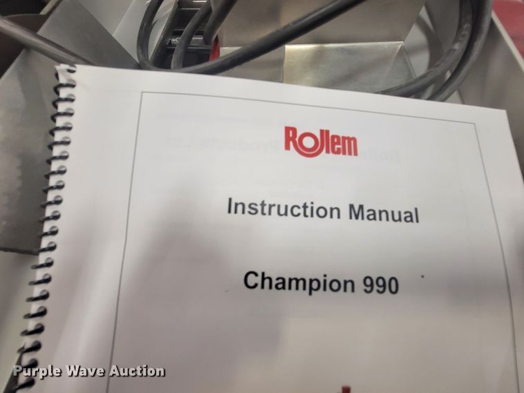 image for item HY9041 2012 Rollem Champion 990  sheet metal score machine