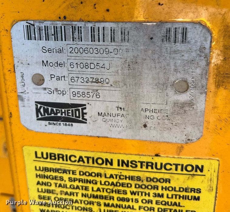 image for item II9184 2007 Ford F450 Super Duty XL  utility / service truck