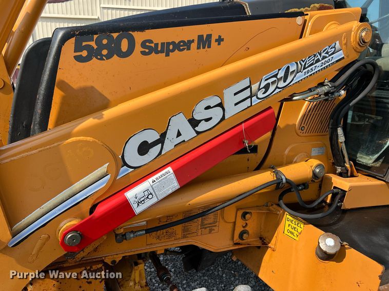 image for item II9233 2007 Case 580 Super M+  backhoe
