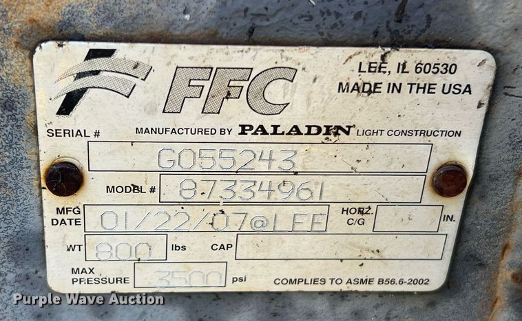 image for item II9233 2007 Case 580 Super M+  backhoe