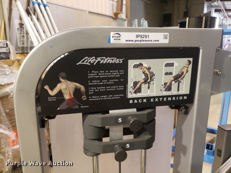 image for item IP9291 Life Fitness  back extension machine