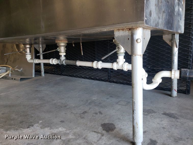 image for item IP9363 (3) 72" x 30" x 34" stainless steel sinks