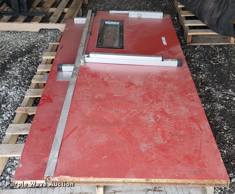 image for item IP9367 (2) 83" x 32" steel doors