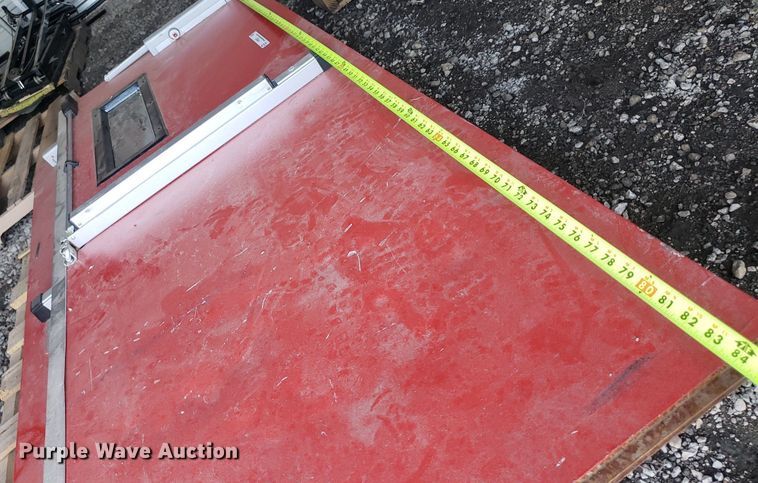 image for item IP9367 (2) 83" x 32" steel doors