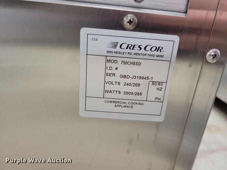 image for item JO9220 Cres Cor 750CHSSD  commercial oven