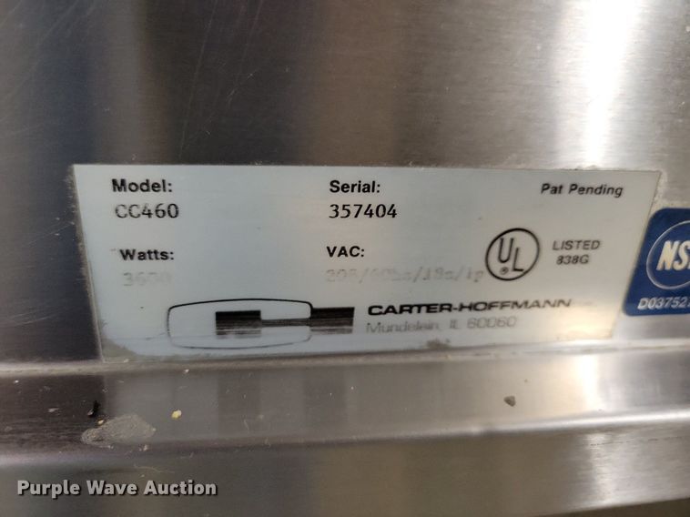 image for item JO9227 Carter-Hoffmann CC460  food warmer